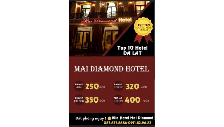 Hotel Mai diamond đà lạt 250k/ngày